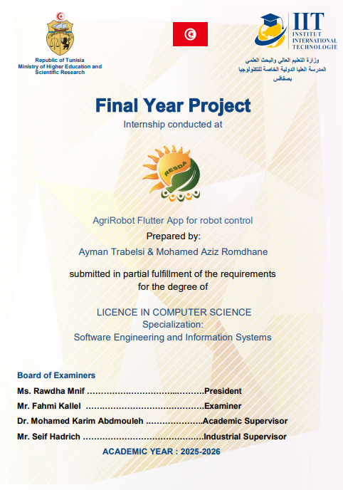 AgriRobot Flutter App Report