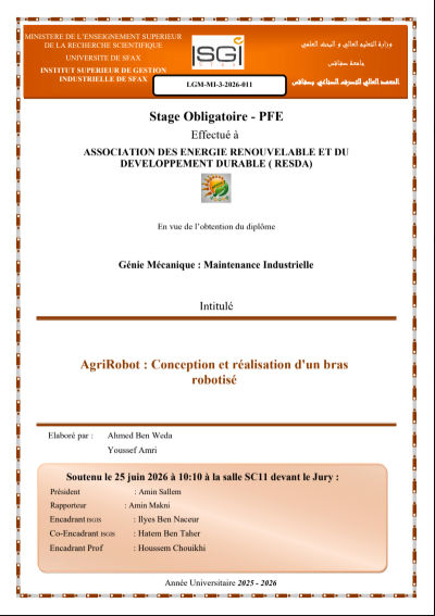 AgriRobot Robotic Arm Report