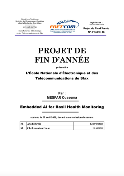 Embedded AI for Basil Health Monitoring Report